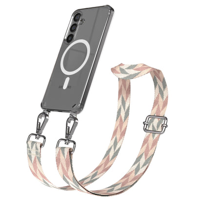 Samsung Galaxy S24 Handykette MagSafe mit Boho Band verstellbar 