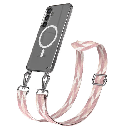 Samsung Galaxy S24 Handykette MagSafe mit Boho Band verstellbar 