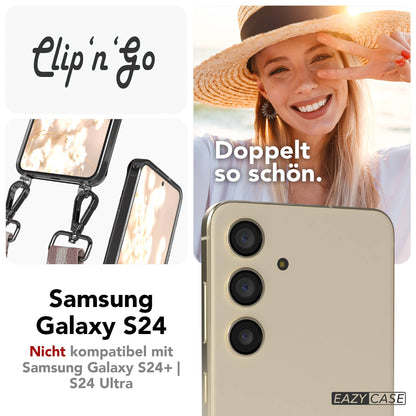 Samsung Galaxy S24 Handykette MagSafe mit Boho Band verstellbar 