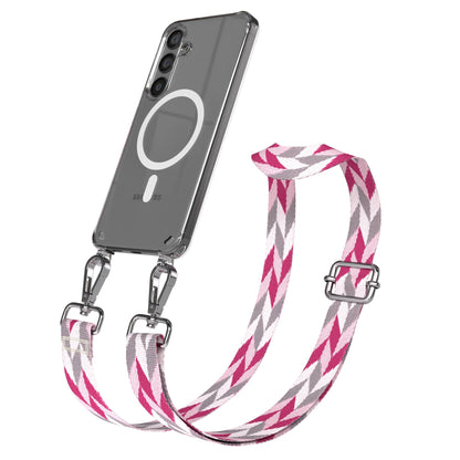 Samsung Galaxy S24 Handykette MagSafe mit Boho Band verstellbar 