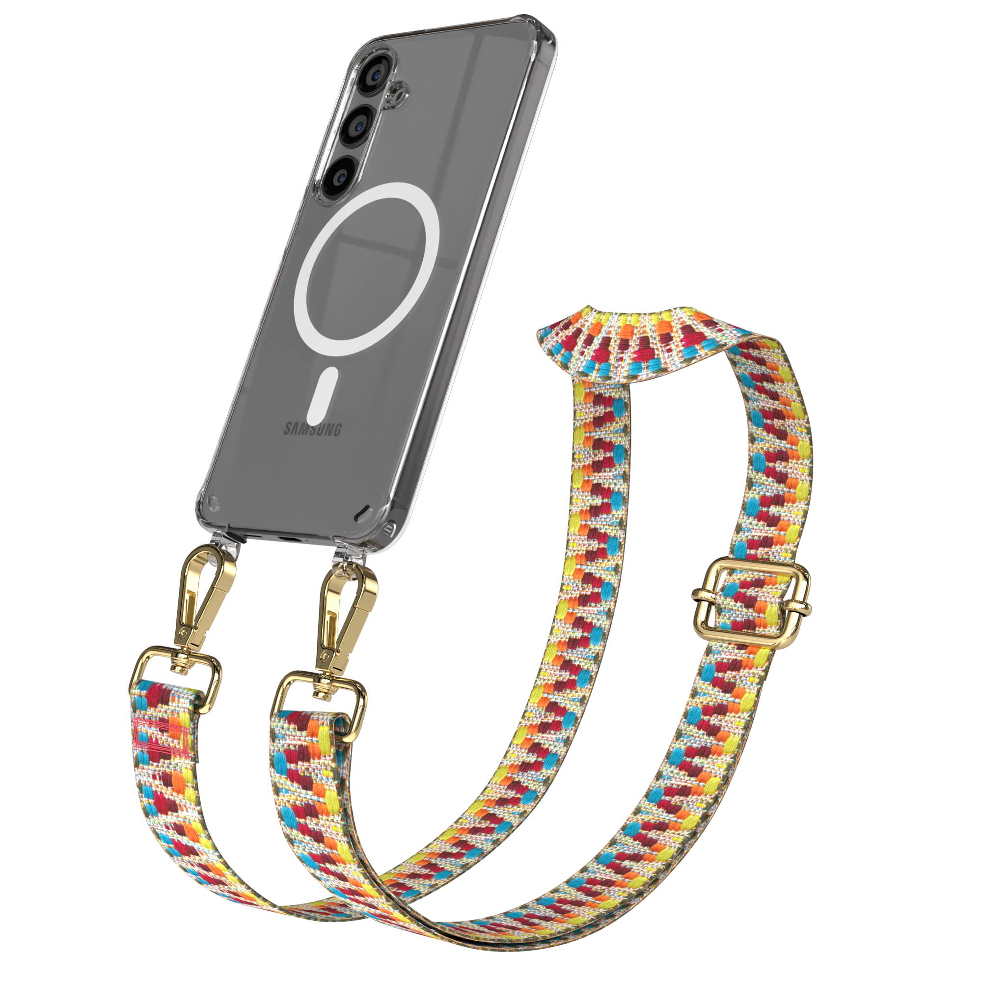 Samsung Galaxy S24 Plus Handykette MagSafe Boho Band verstellbar EAZY CASE 