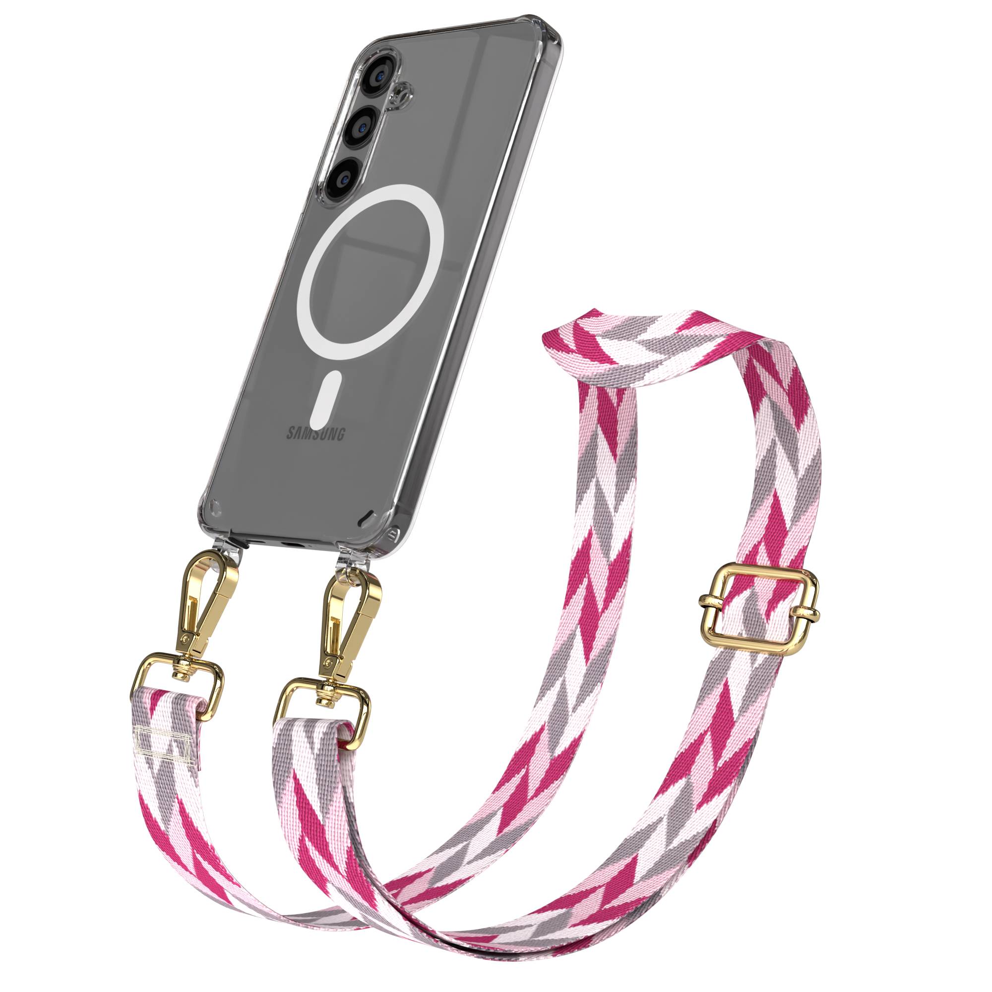 Samsung Galaxy S24 Plus Handykette MagSafe Boho Band verstellbar EAZY CASE 