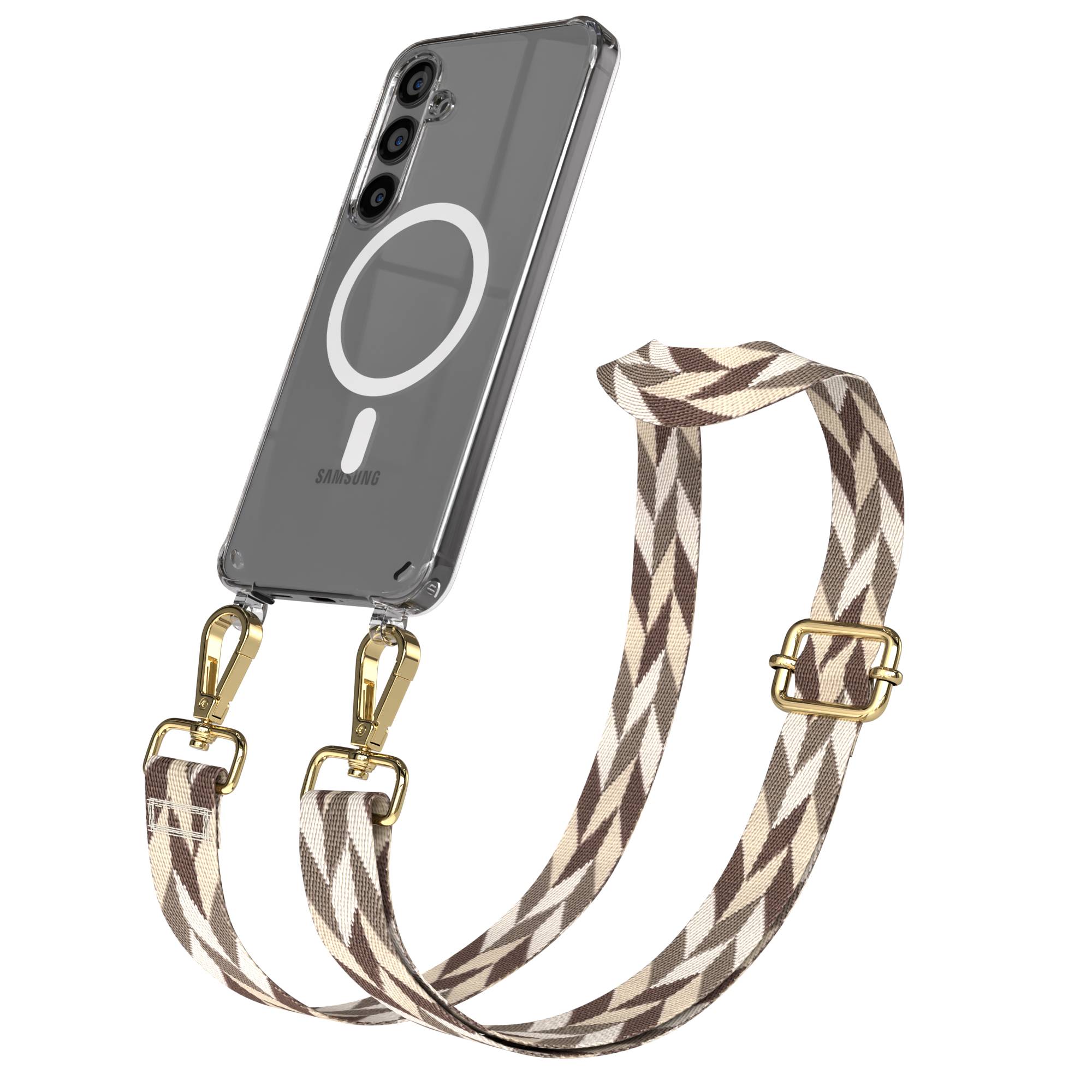 Samsung Galaxy S24 Plus Handykette MagSafe Boho Band verstellbar EAZY CASE 