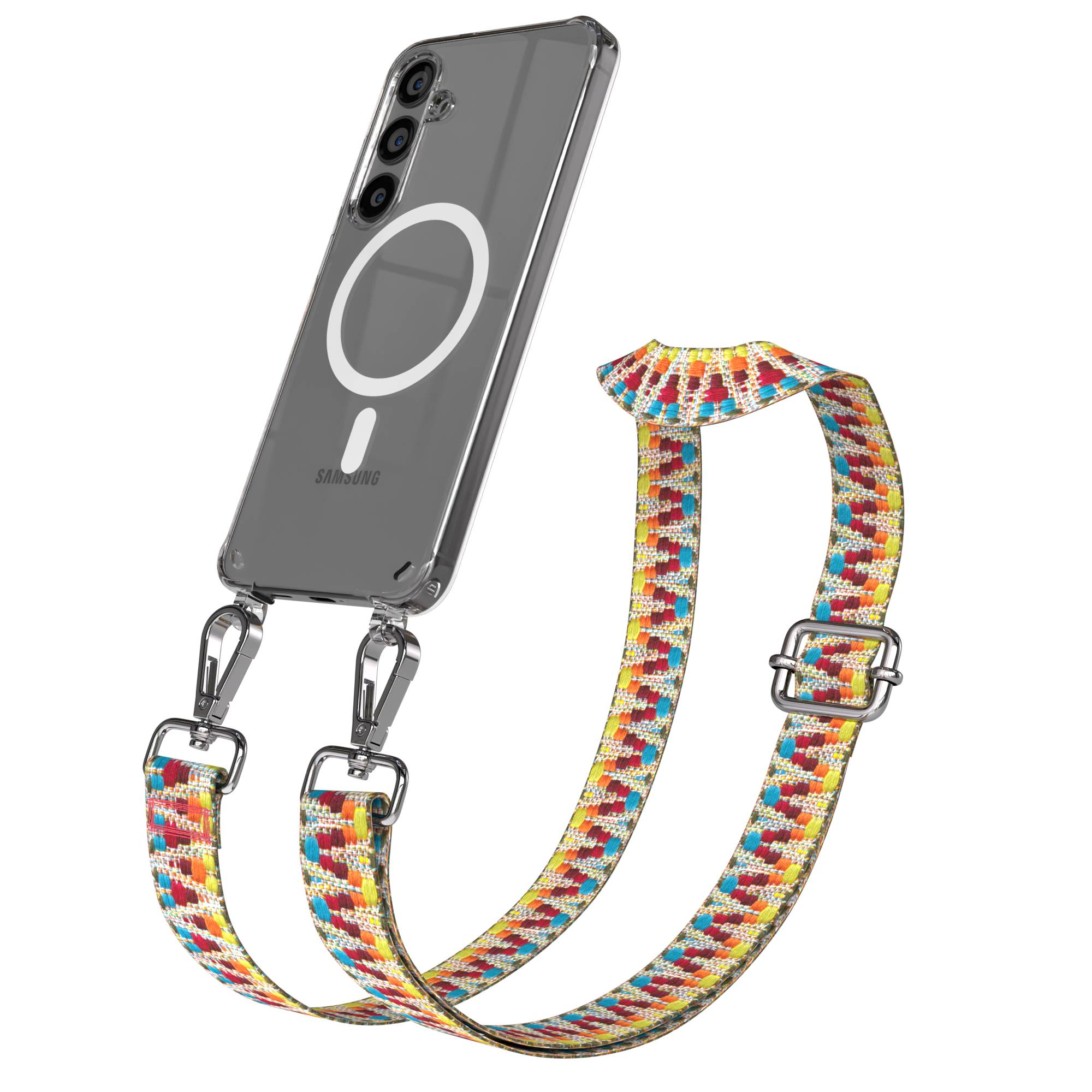 Samsung Galaxy S24 Plus Handykette MagSafe Boho Band verstellbar EAZY CASE 