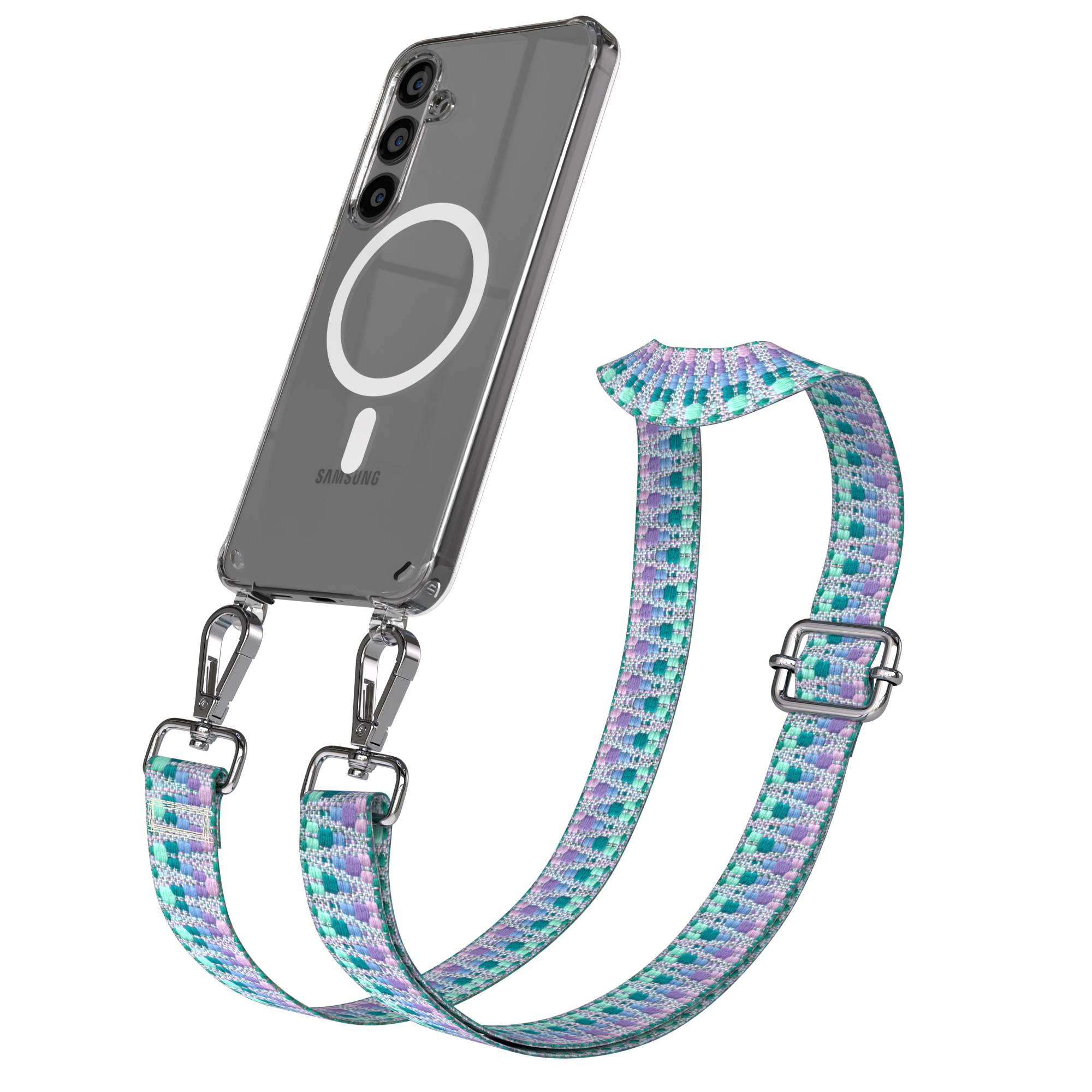 Samsung Galaxy S24 Plus Handykette MagSafe Boho Band verstellbar EAZY CASE 