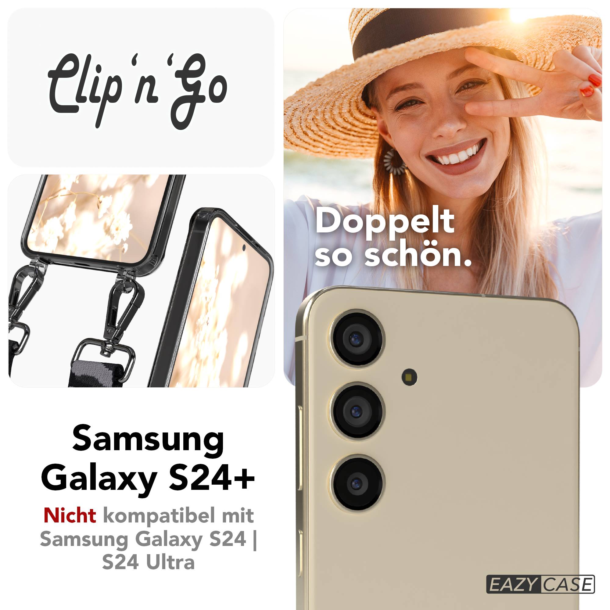 Samsung Galaxy S24 Plus Handykette MagSafe Boho Band verstellbar EAZY CASE 