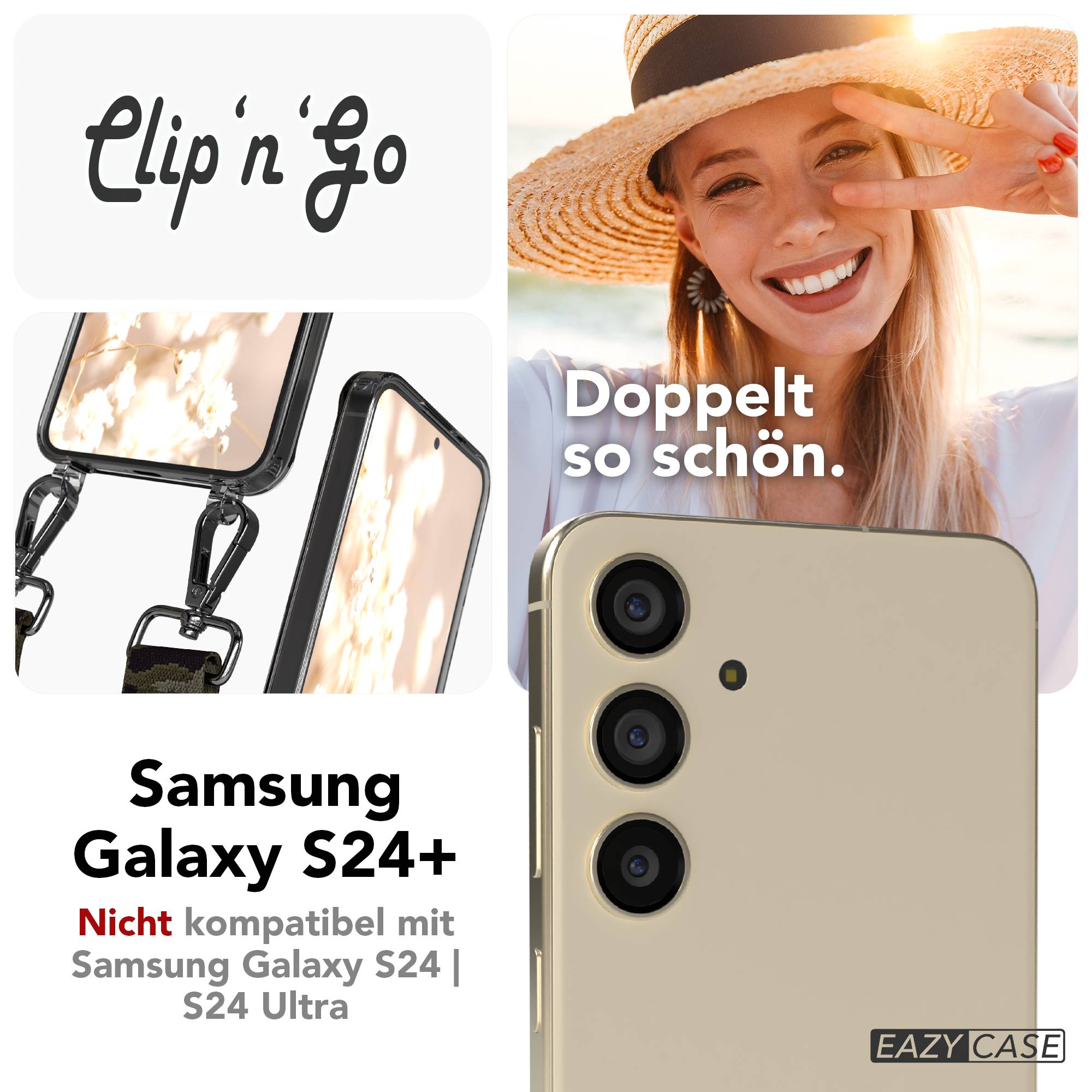 Samsung Galaxy S24 Plus Handykette MagSafe Boho Band verstellbar EAZY CASE 