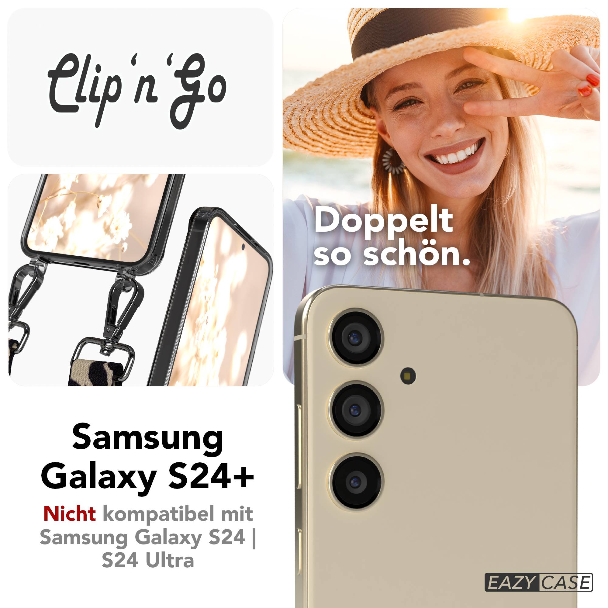Samsung Galaxy S24 Plus Handykette MagSafe Boho Band verstellbar EAZY CASE 