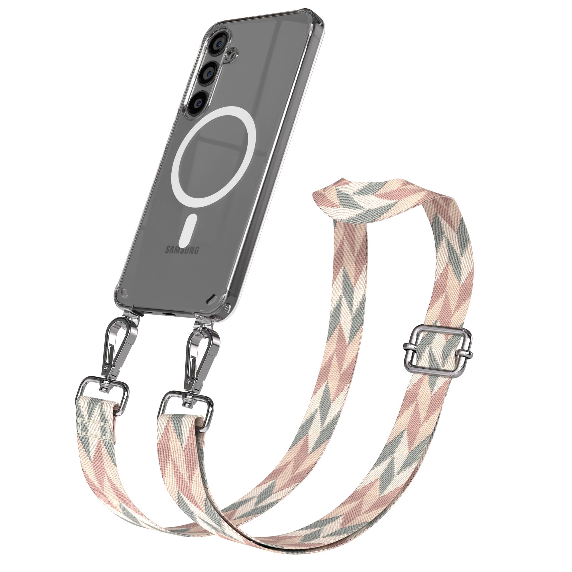 Samsung Galaxy S24 Plus Handykette MagSafe Boho Band verstellbar EAZY CASE 