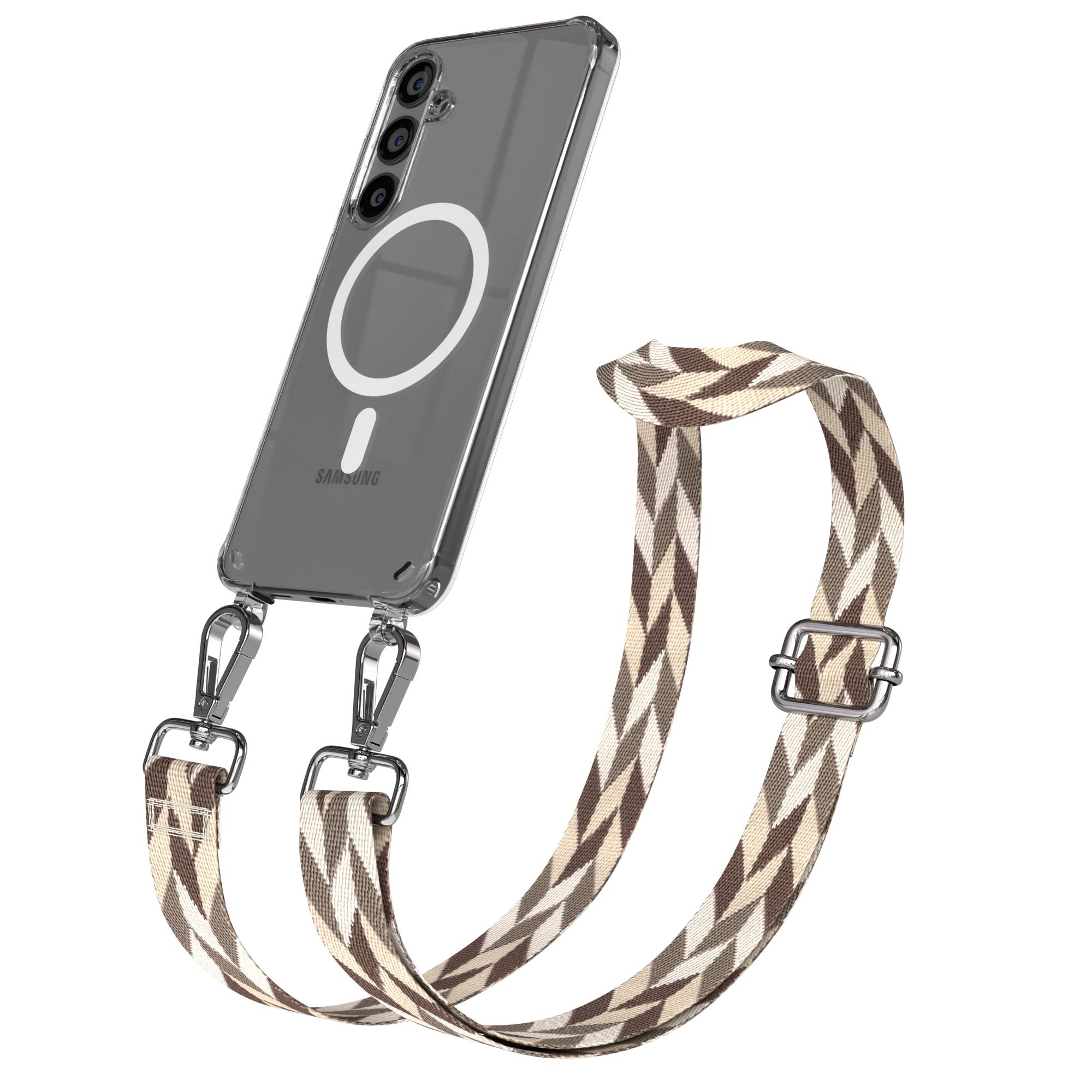 Samsung Galaxy S24 Plus Handykette MagSafe Boho Band verstellbar EAZY CASE 