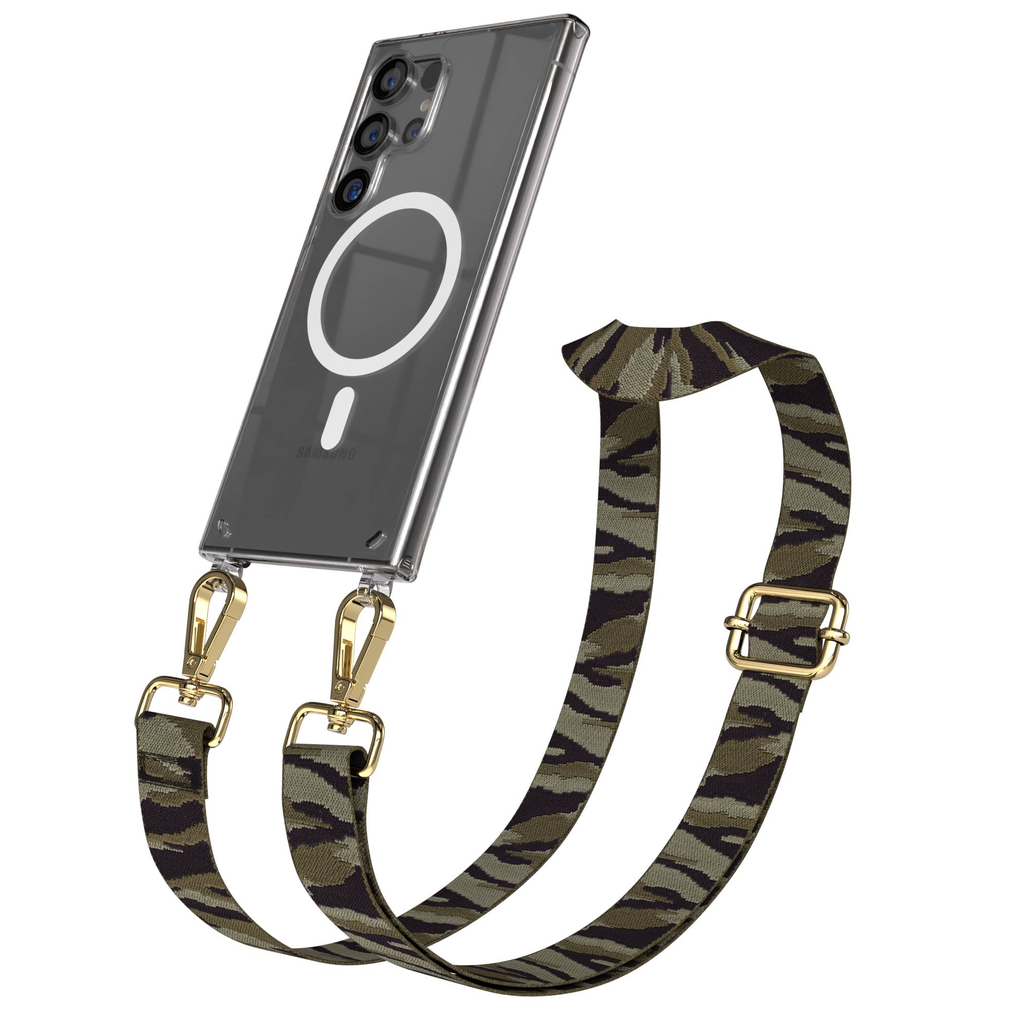Samsung Galaxy S24 Ultra Handykette MagSafe mit Boho Band verstellbar 