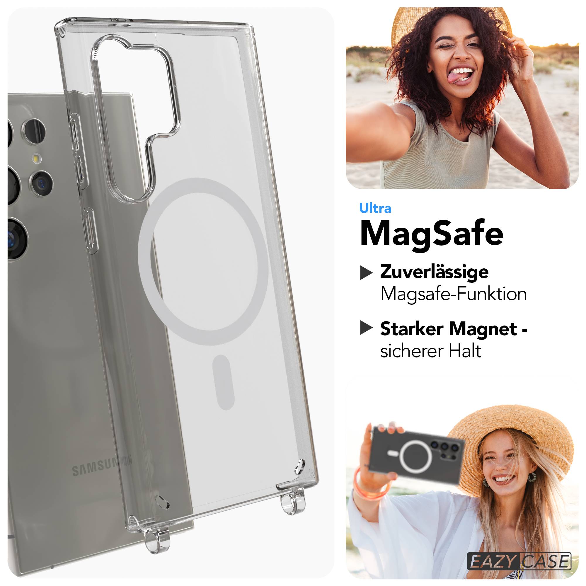 Samsung Galaxy S24 Ultra Handykette MagSafe mit Boho Band verstellbar 