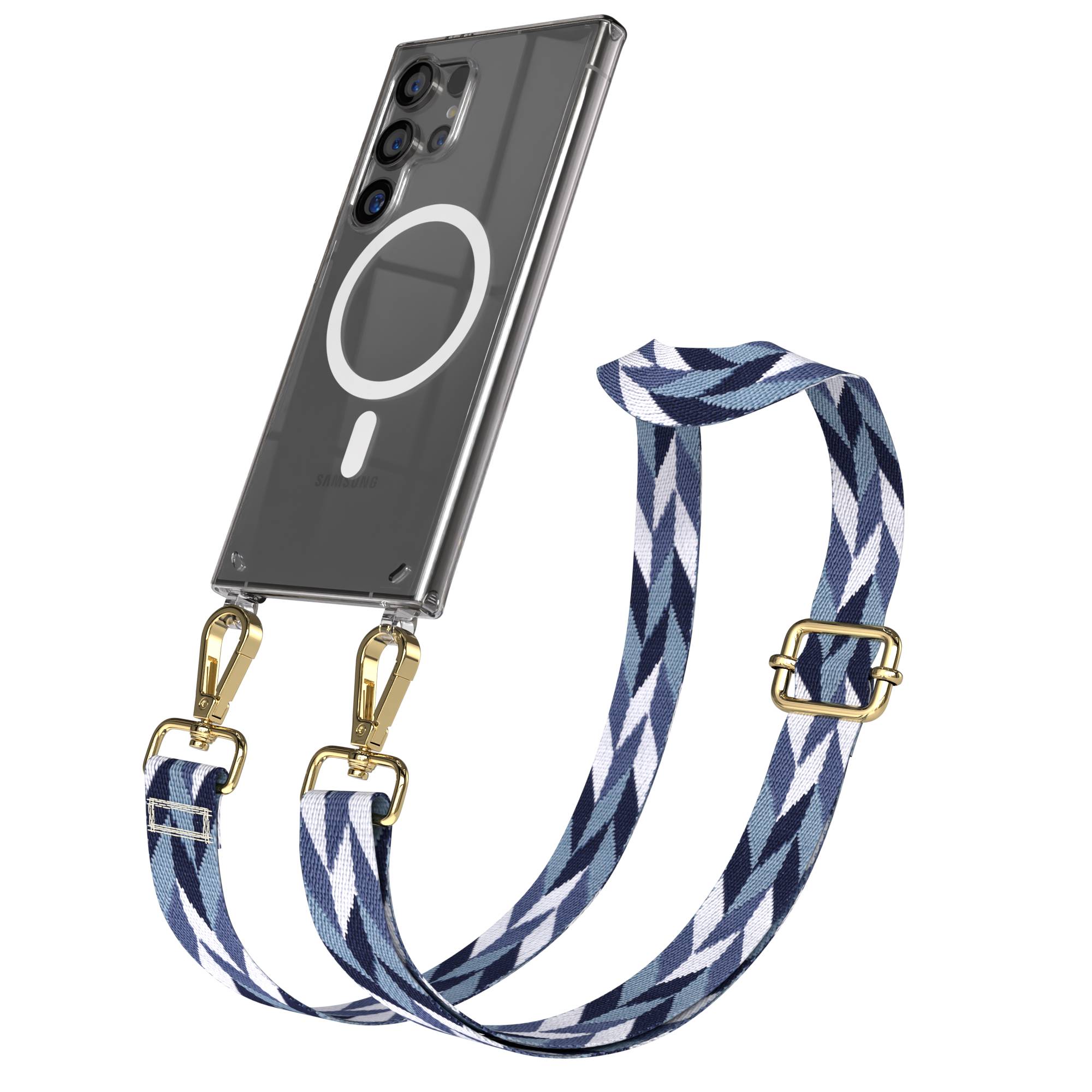 Samsung Galaxy S24 Ultra Handykette MagSafe mit Boho Band verstellbar 