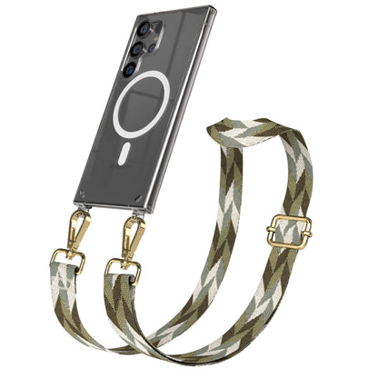 Samsung Galaxy S24 Ultra Handykette MagSafe mit Boho Band verstellbar 