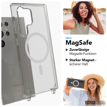 Samsung Galaxy S24 Ultra Handykette MagSafe mit Boho Band verstellbar 