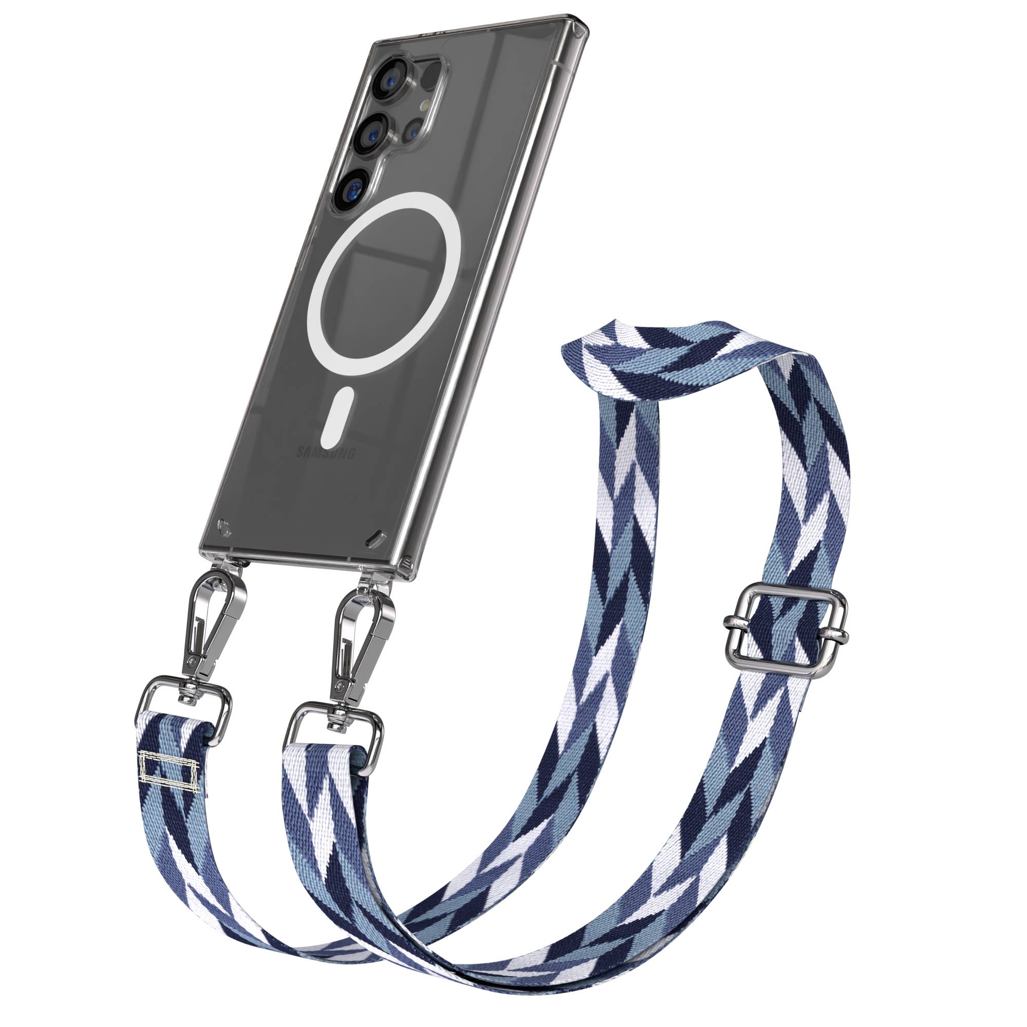 Samsung Galaxy S24 Ultra Handykette MagSafe mit Boho Band verstellbar 