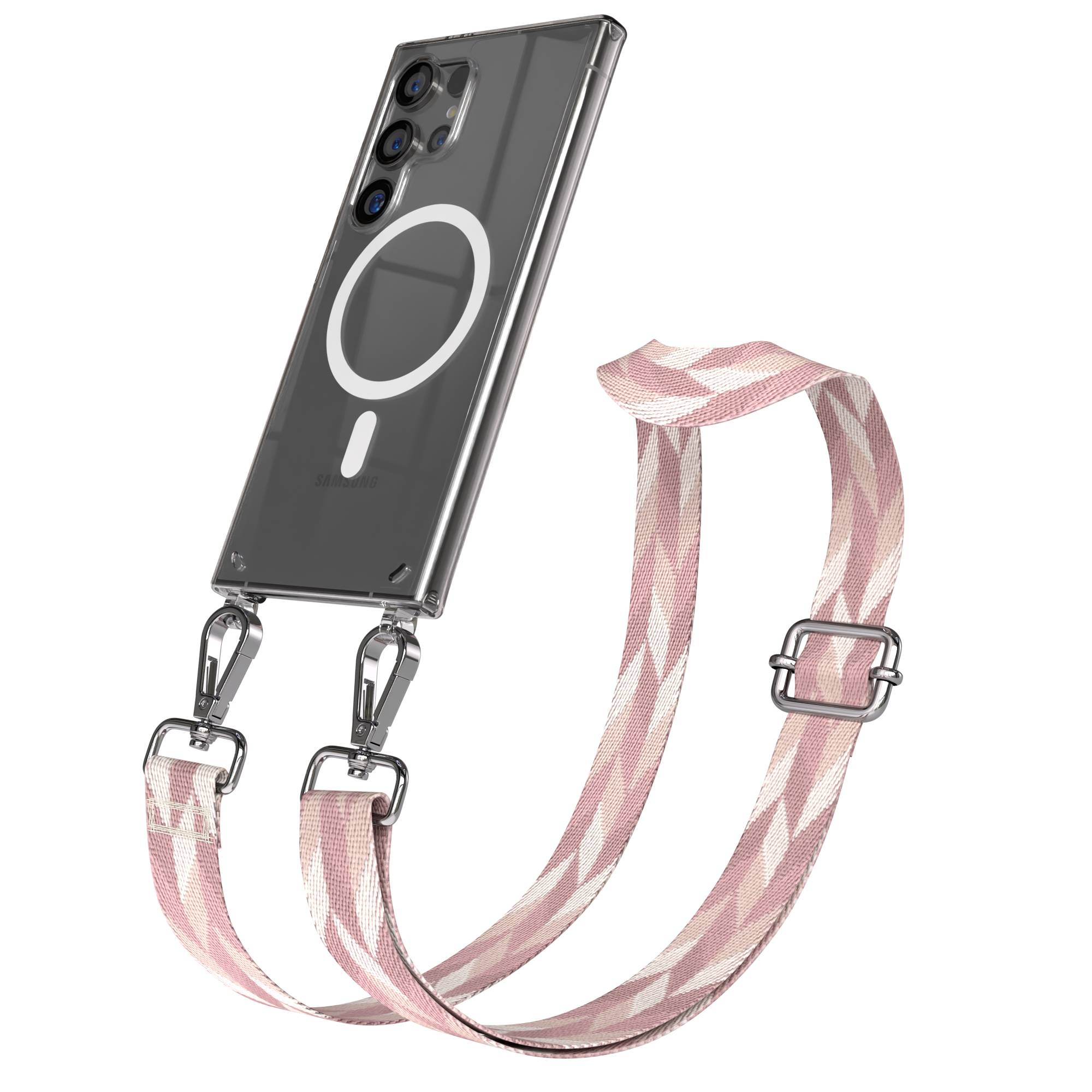 Samsung Galaxy S24 Ultra Handykette MagSafe mit Boho Band verstellbar 