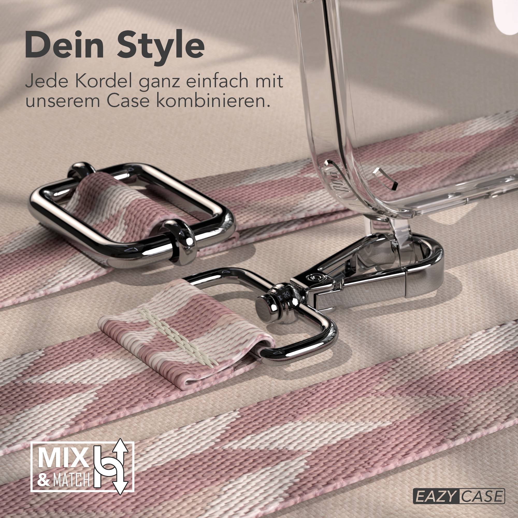 iPhone 16 Pro MagSafe Handykette mit Boho Band Umhängeband 
