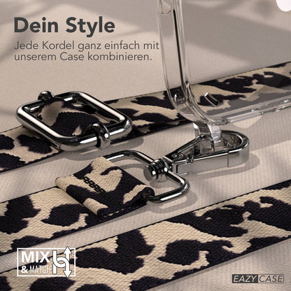 iPhone 16 Pro Max MagSafe Handykette mit verstellbarem Boho Trageriemen 