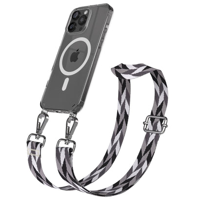 iPhone 16 Pro Max MagSafe Handykette mit verstellbarem Boho Trageriemen 