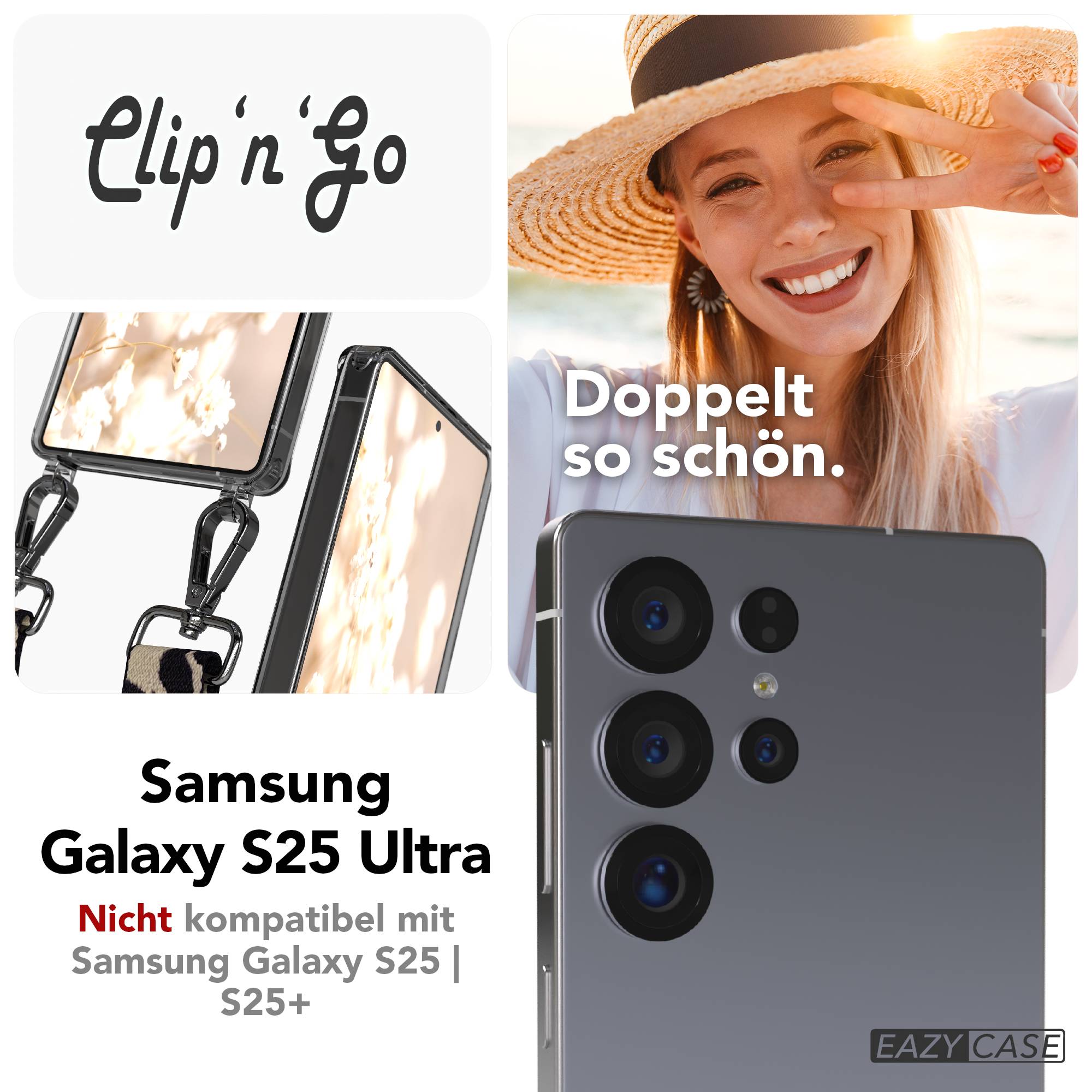 Samsung Galaxy S25 Ultra Handykette MagSafe Boho Band verstellbar 