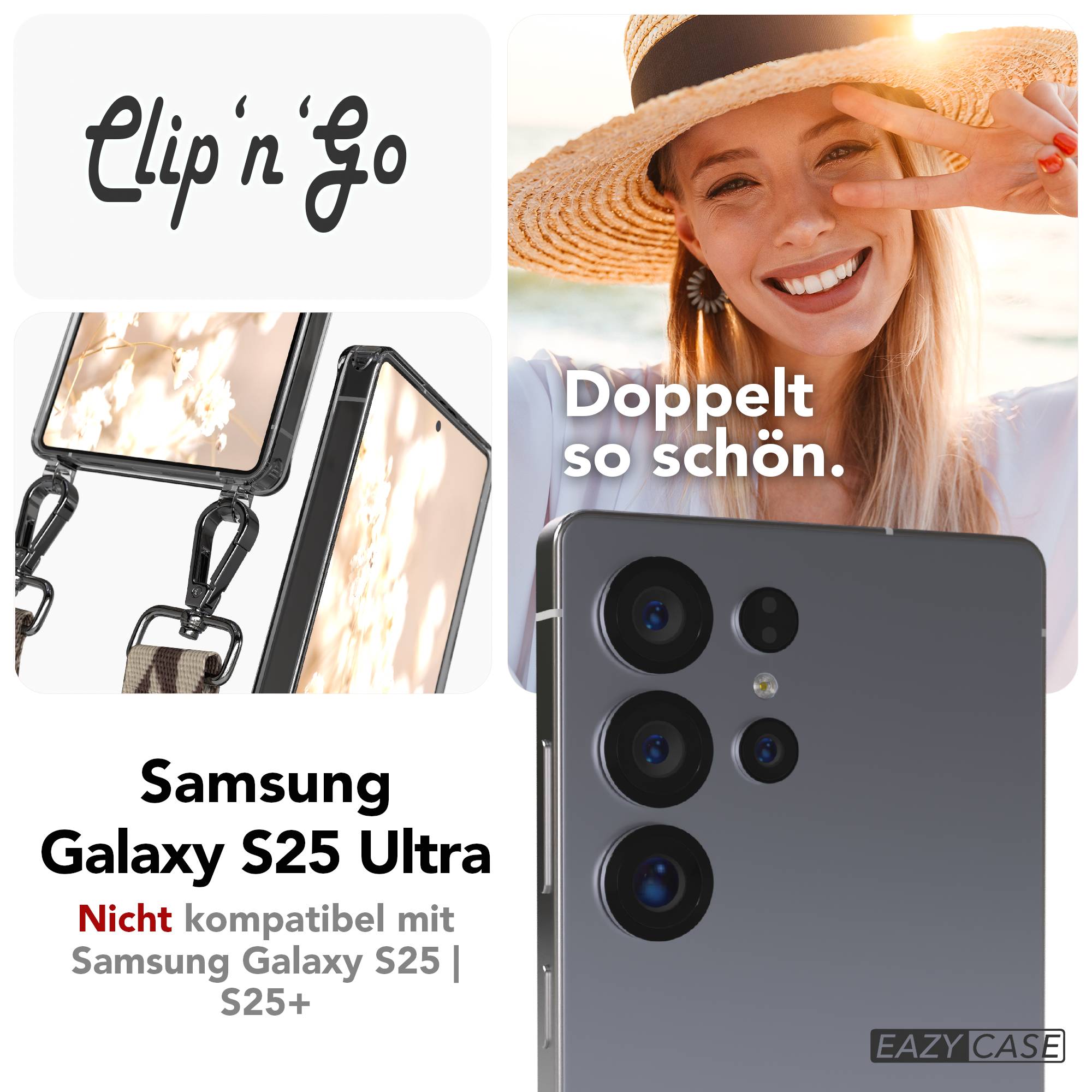 Samsung Galaxy S25 Ultra Handykette MagSafe Boho Band verstellbar 