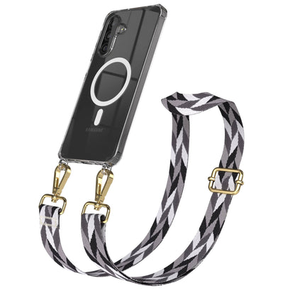 Samsung Galaxy A26 Handykette mit MagSafe Halterung und Boho Trageriemen Set 