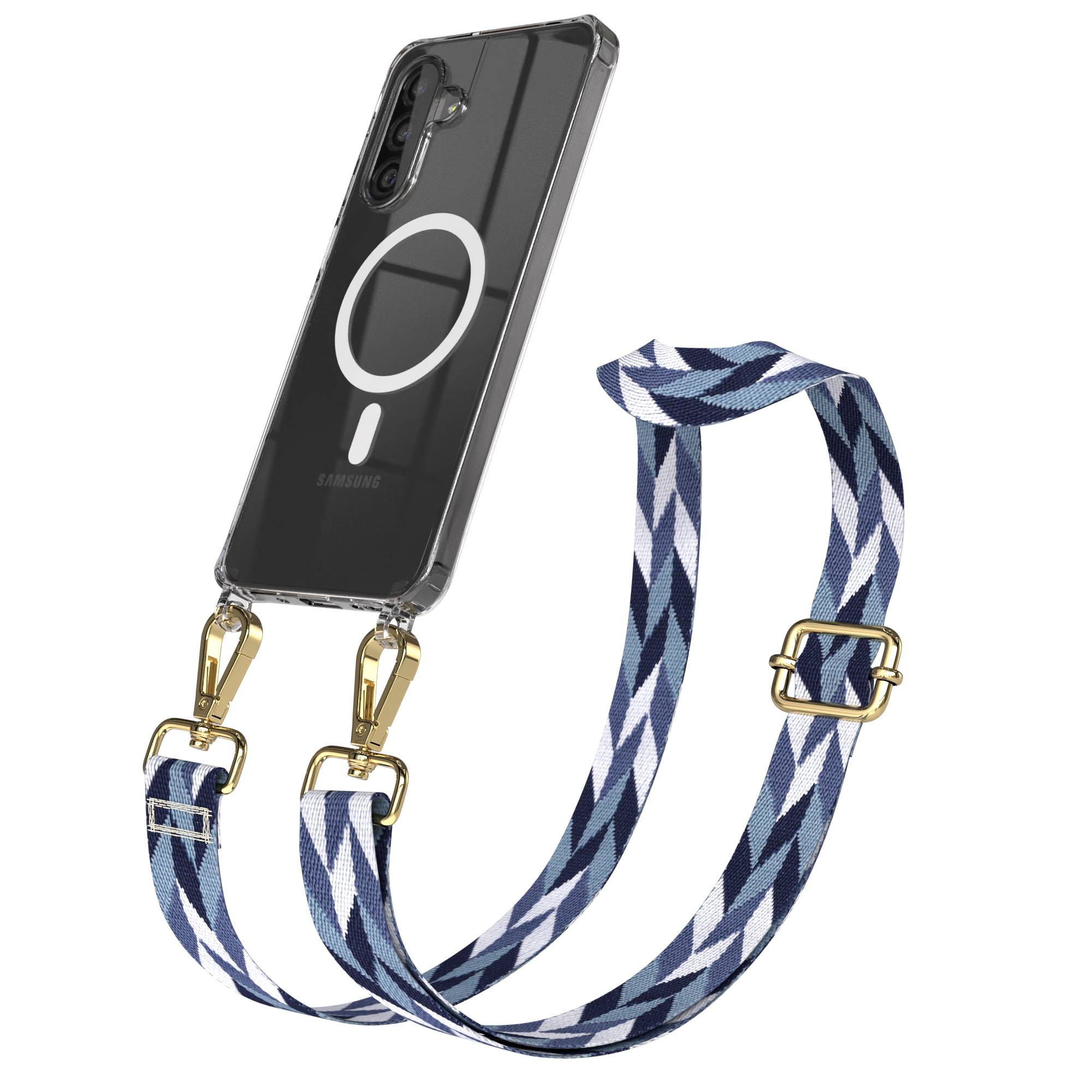 Samsung Galaxy A26 Handykette mit MagSafe Halterung und Boho Trageriemen Set 