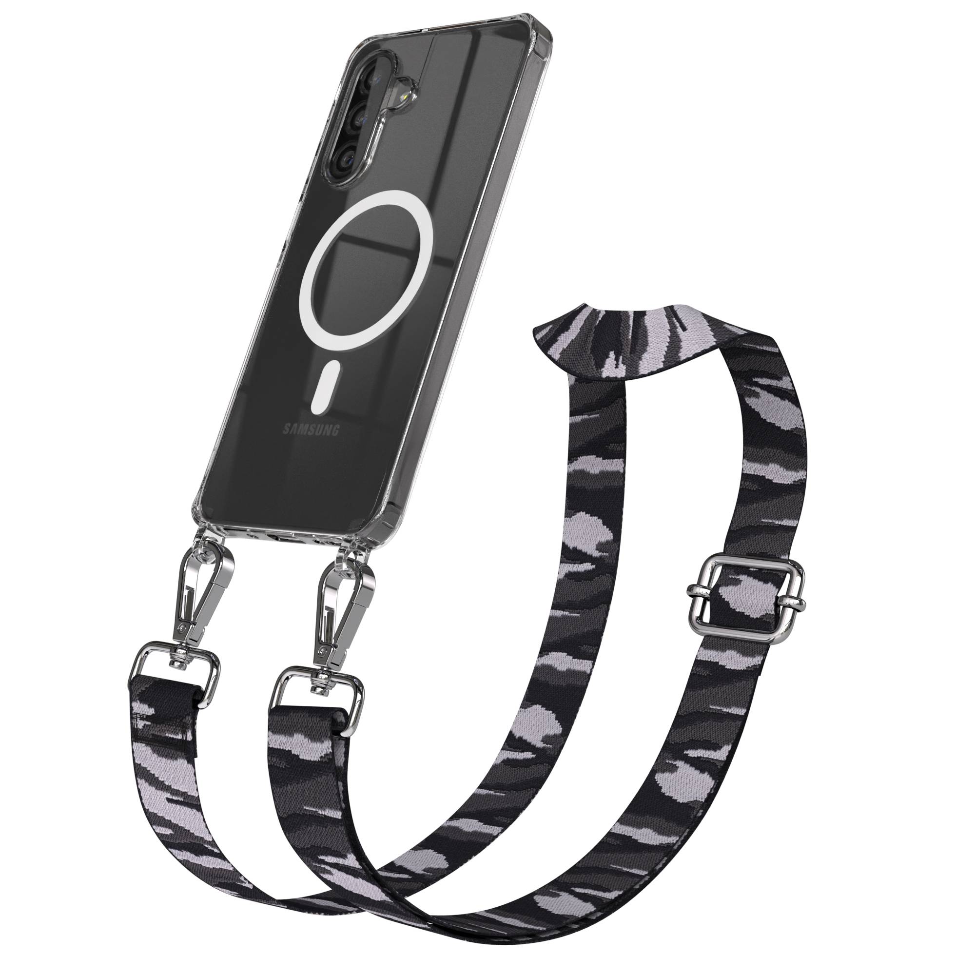 Samsung Galaxy A26 Handykette mit MagSafe Halterung und Boho Trageriemen Set 