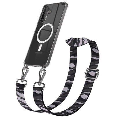 Samsung Galaxy A26 Handykette mit MagSafe Halterung und Boho Trageriemen Set 