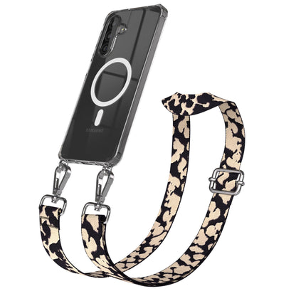 Samsung Galaxy A26 Handykette mit MagSafe Halterung und Boho Trageriemen Set 