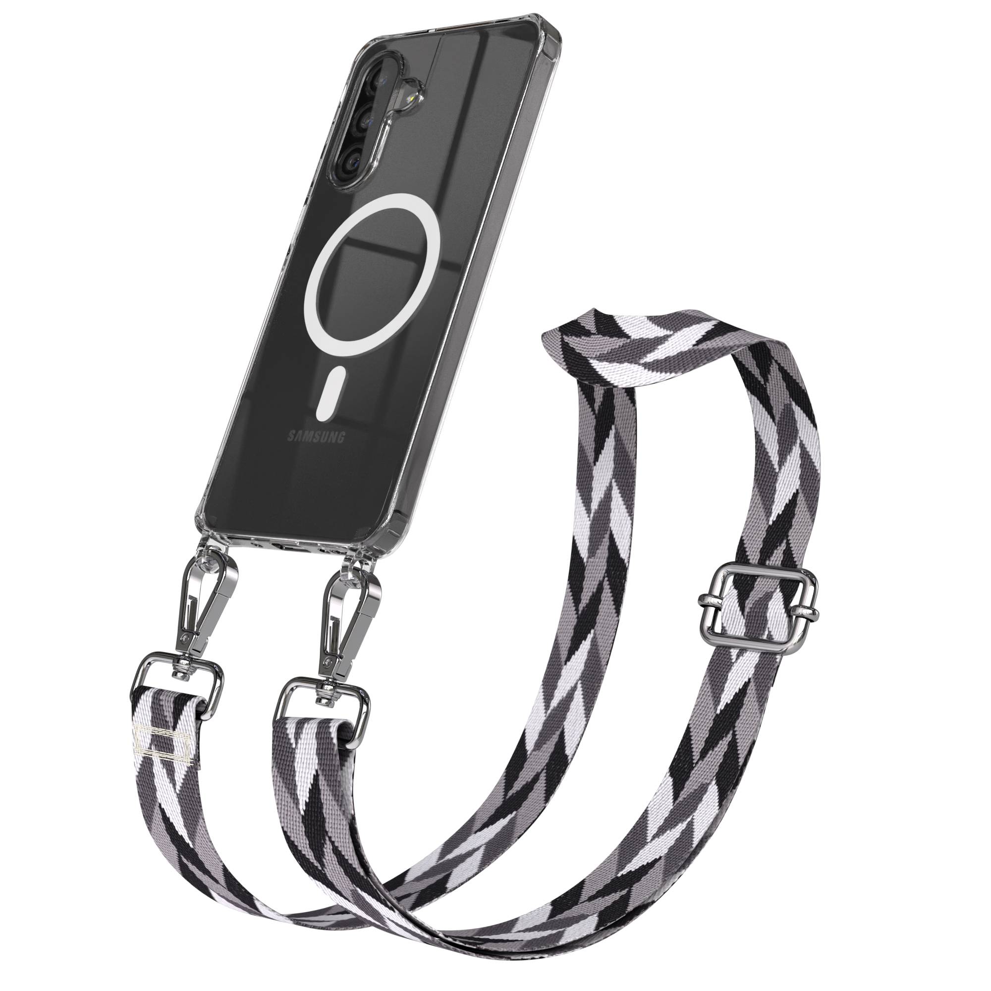 Samsung Galaxy A26 Handykette mit MagSafe Halterung und Boho Trageriemen Set 