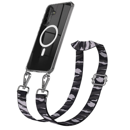 Samsung Galaxy A36 Handykette MagSafe Hülle mit verstellbarem Boho Trageriemen 
