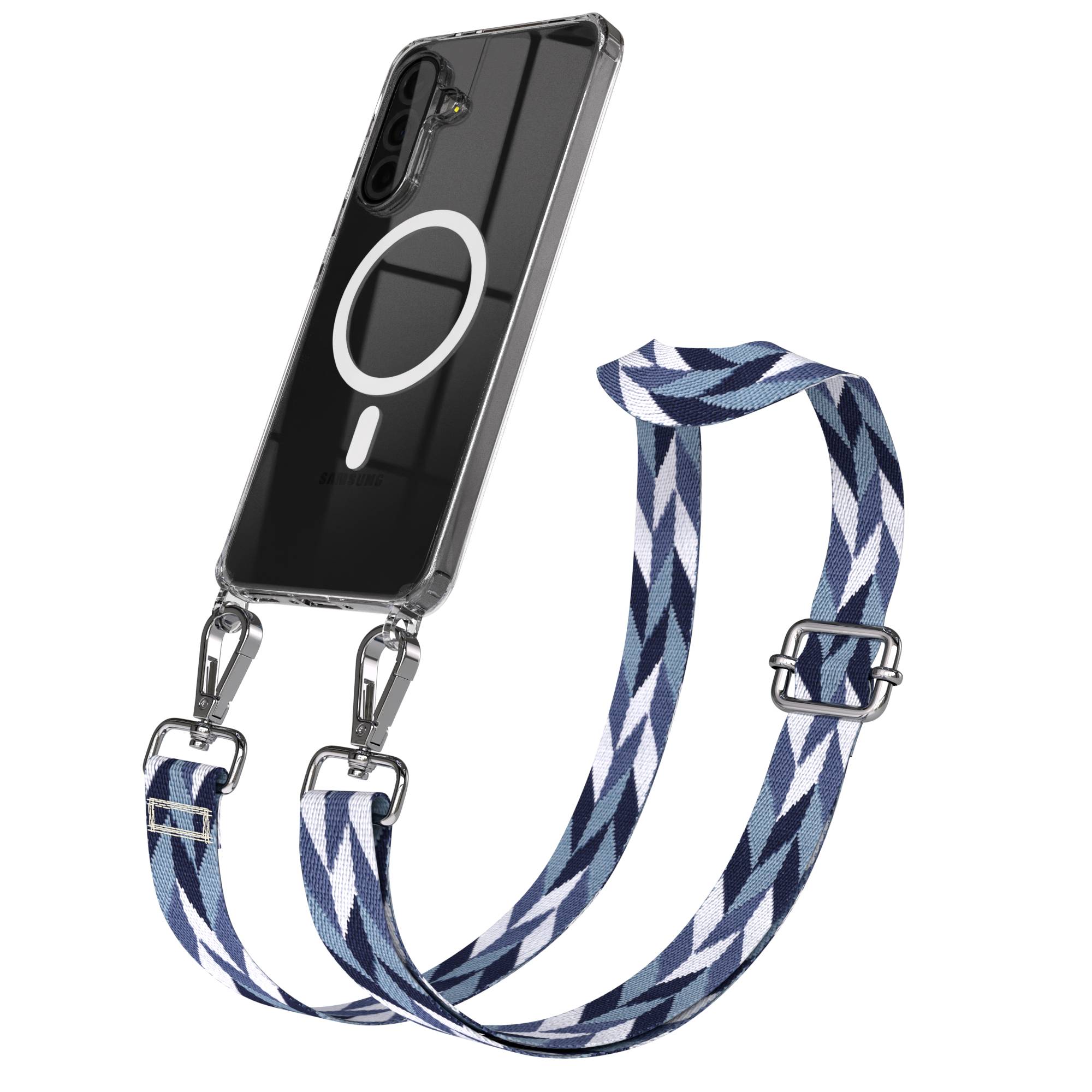 Samsung Galaxy A36 Handykette MagSafe Hülle mit verstellbarem Boho Trageriemen 