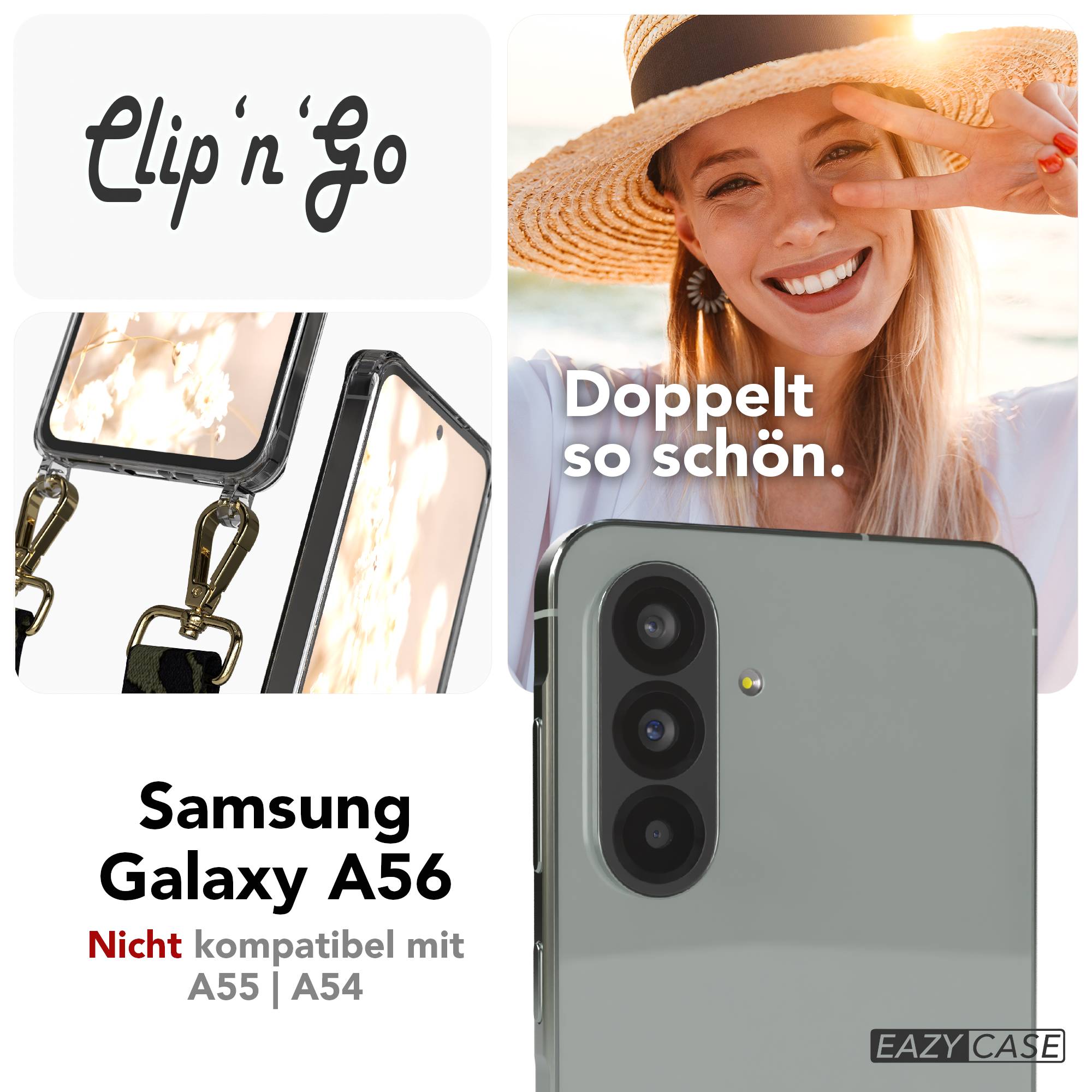 Samsung Galaxy A56 Handykette MagSafe Boho Band verstellbar EAZY CASE 