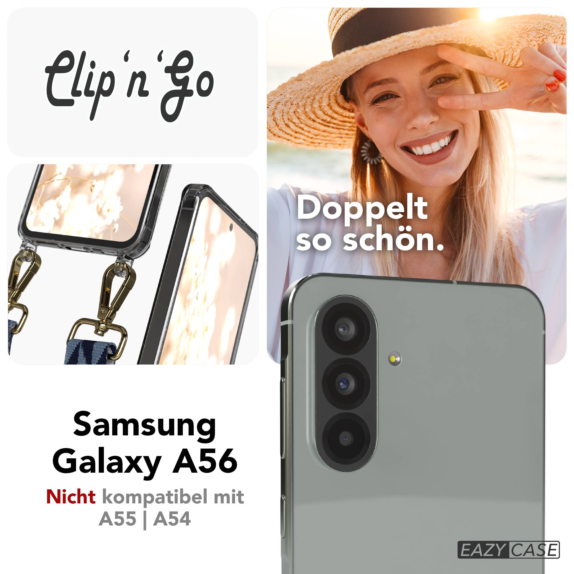 Samsung Galaxy A56 Handykette MagSafe Boho Band verstellbar EAZY CASE 