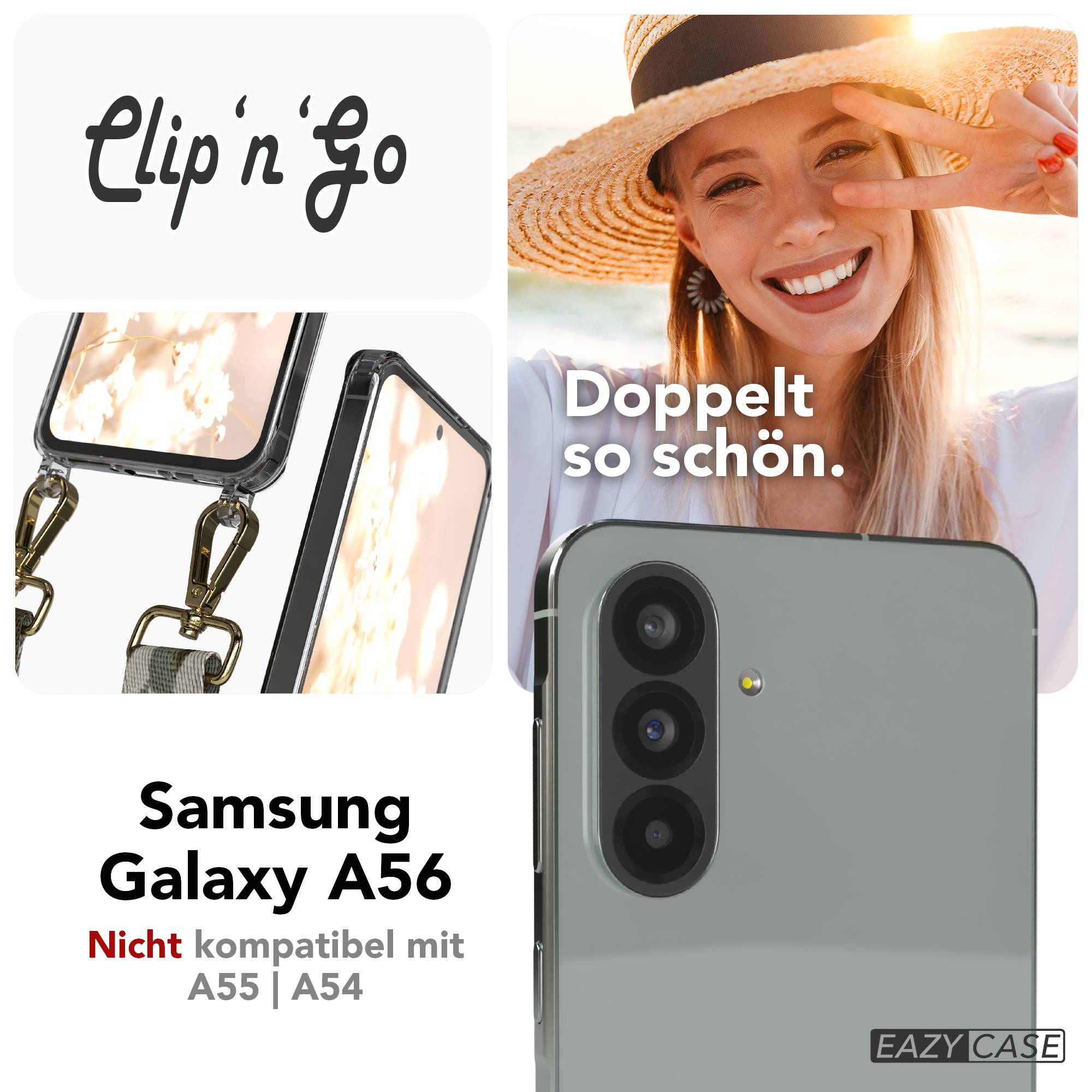 Samsung Galaxy A56 Handykette MagSafe Boho Band verstellbar EAZY CASE 