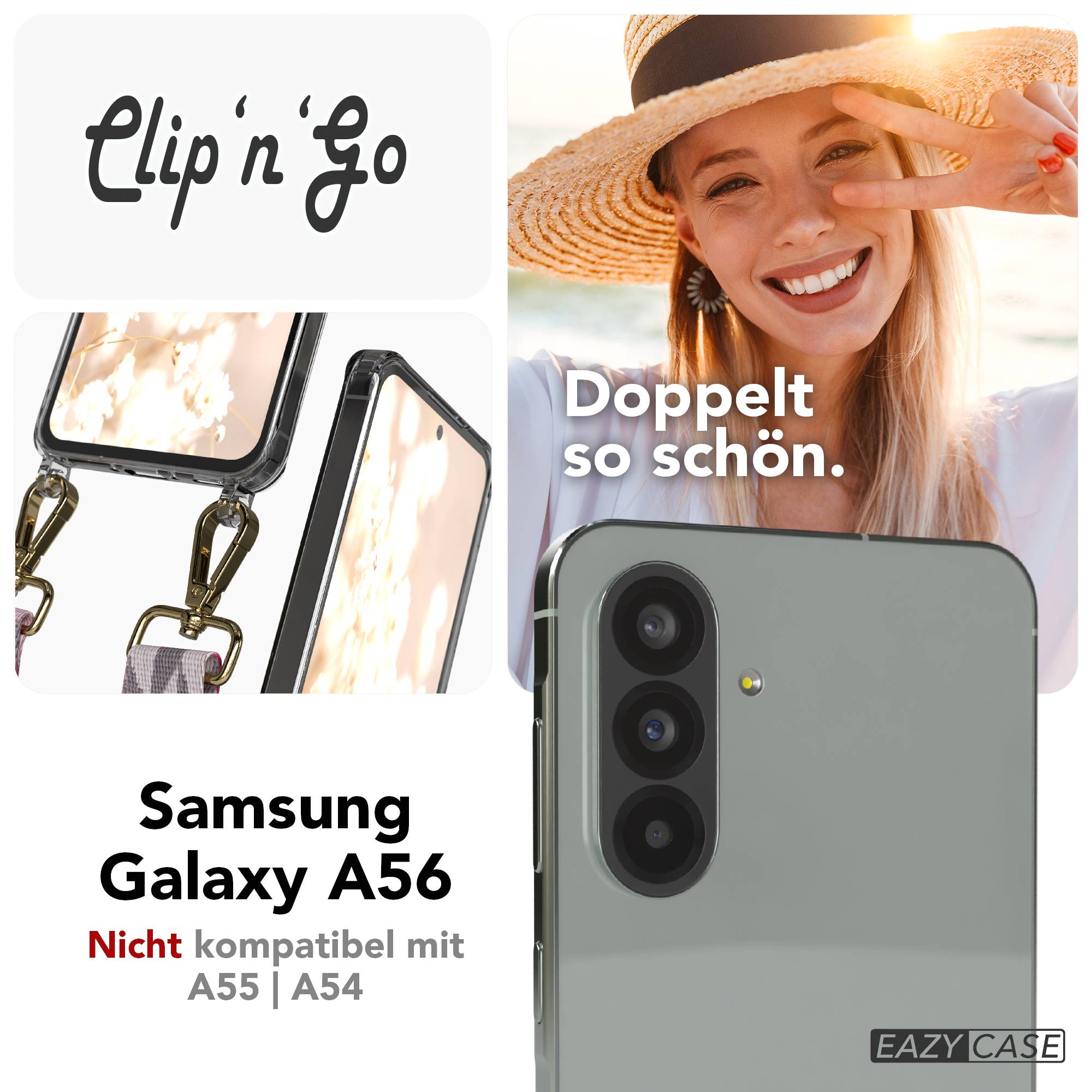 Samsung Galaxy A56 Handykette MagSafe Boho Band verstellbar EAZY CASE 