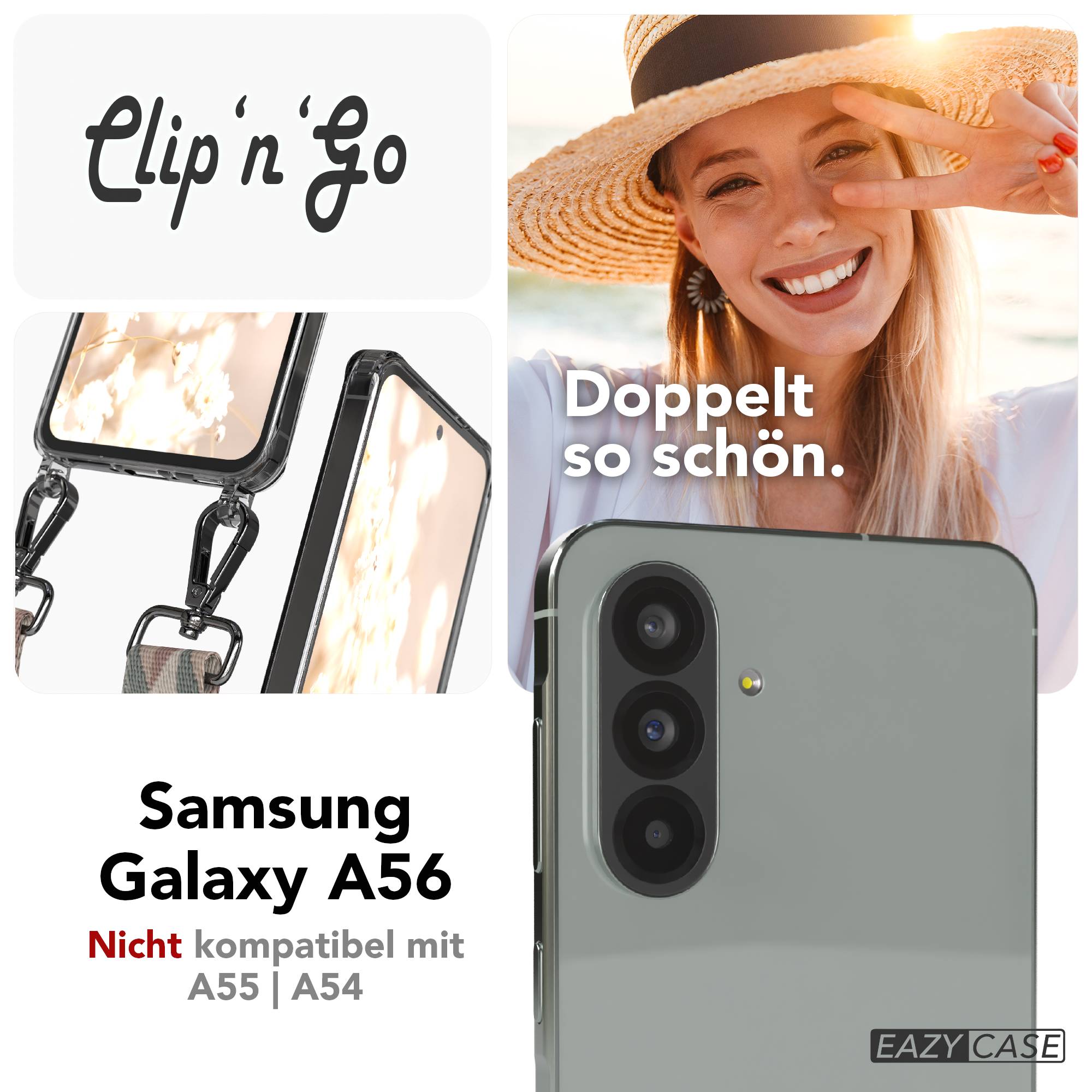 Samsung Galaxy A56 Handykette MagSafe Boho Band verstellbar EAZY CASE 
