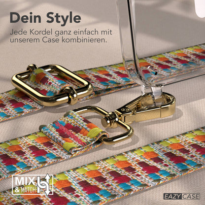 iPhone 16e MagSafe Handykette mit Boho Band zum Umhängen 
