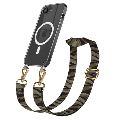 iPhone 16e MagSafe Handykette mit Boho Band zum Umhängen 
