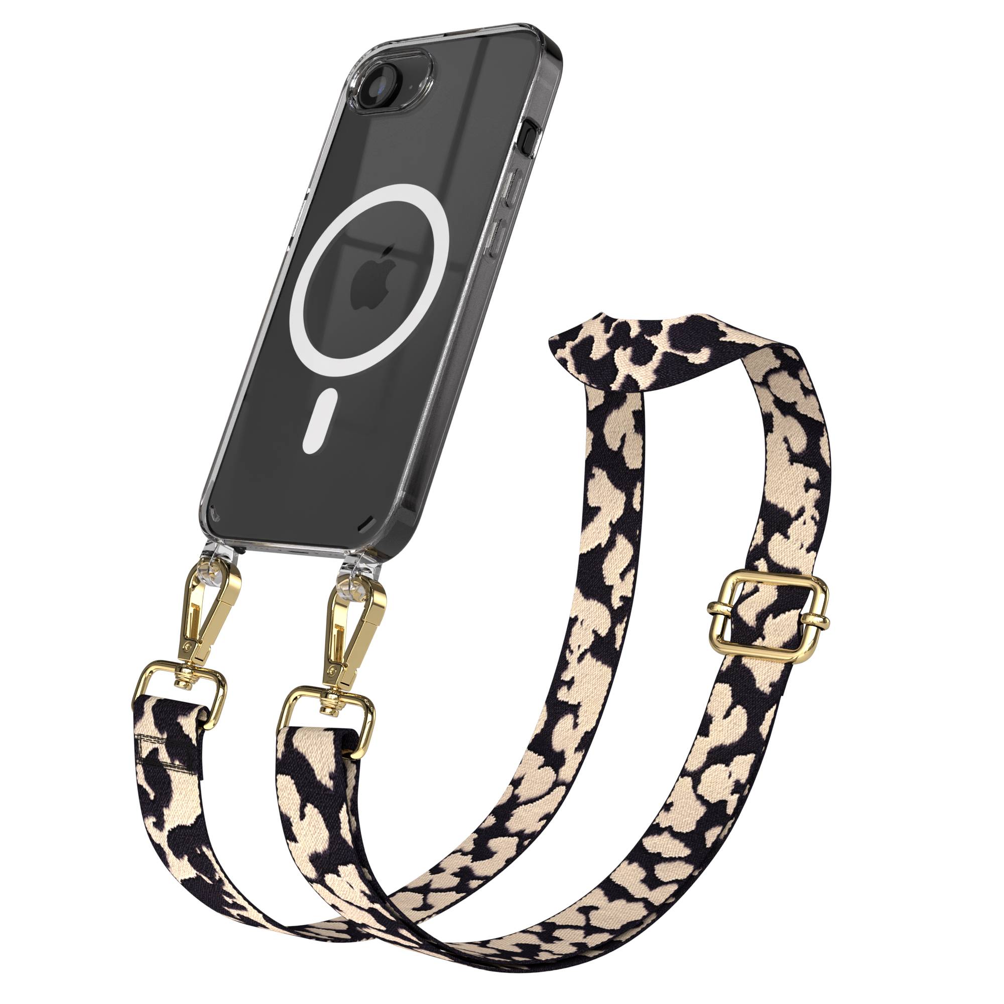 iPhone 16e MagSafe Handykette mit Boho Band zum Umhängen 