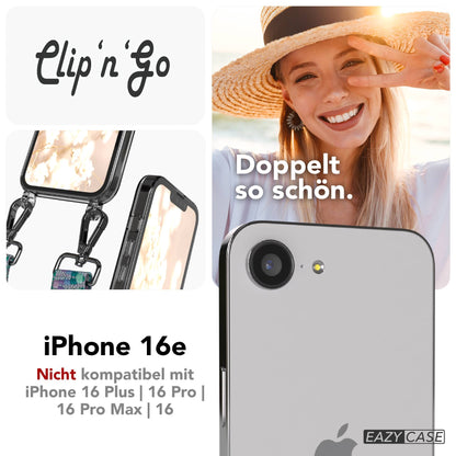 iPhone 16e MagSafe Handykette mit Boho Band zum Umhängen 