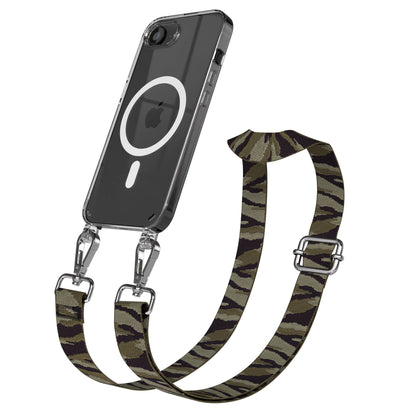 iPhone 16e MagSafe Handykette mit Boho Band zum Umhängen 
