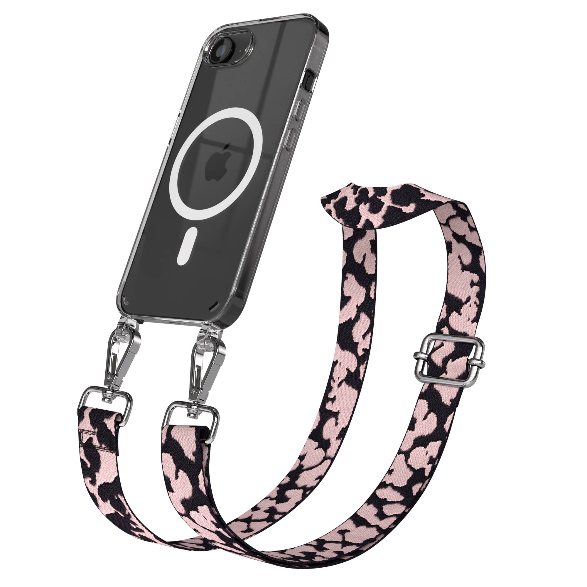 iPhone 16e MagSafe Handykette mit Boho Band zum Umhängen 