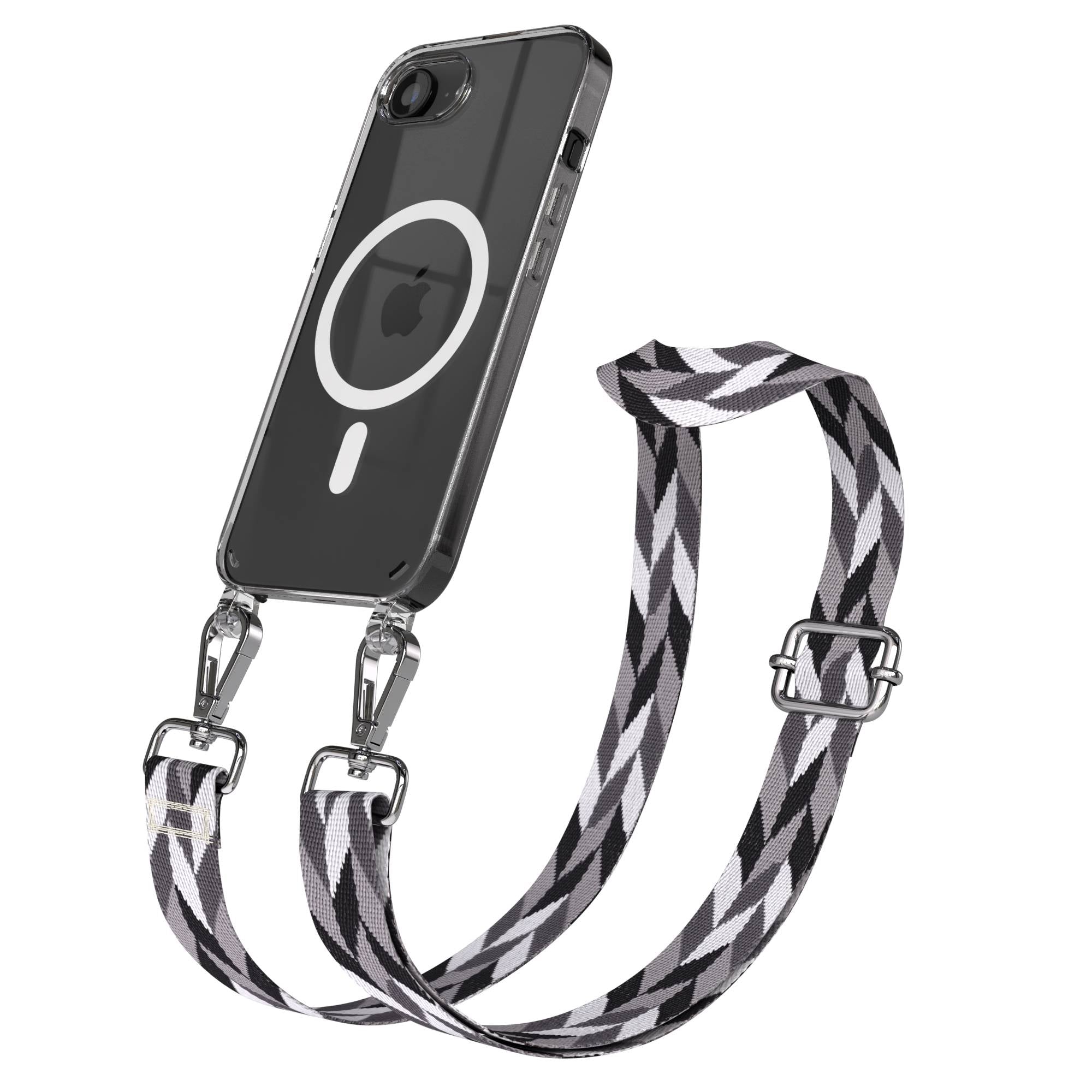 iPhone 16e MagSafe Handykette mit Boho Band zum Umhängen 