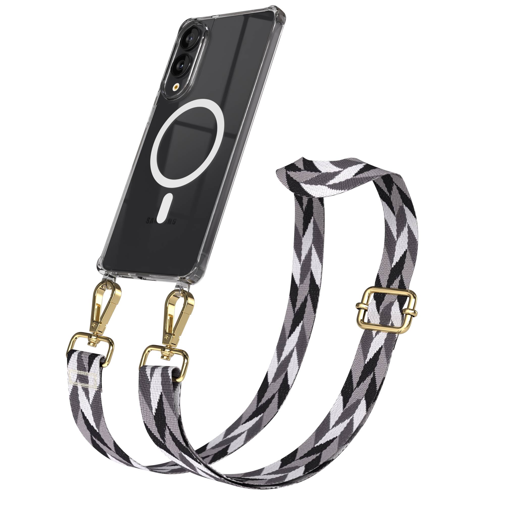 Samsung Galaxy S25 Edge Handykette mit MagSafe Hülle und Boho Band 