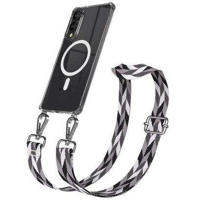 Samsung Galaxy S25 Edge Handykette mit MagSafe Hülle und Boho Band 