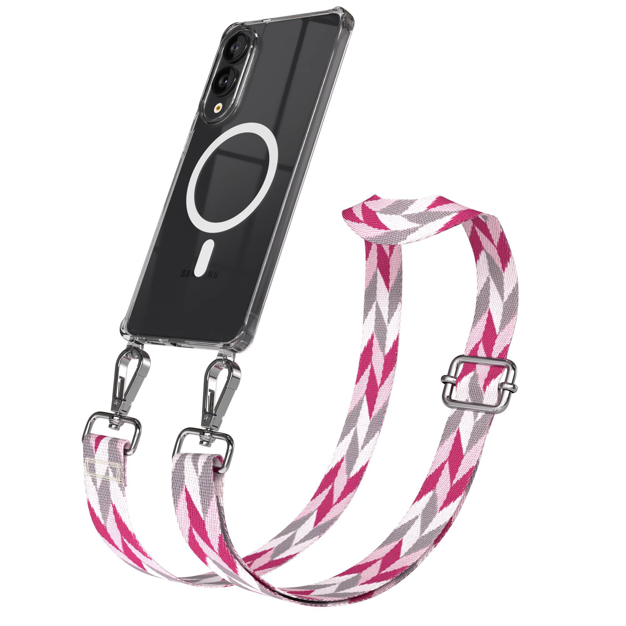 Samsung Galaxy S25 Edge Handykette mit MagSafe Hülle und Boho Band 