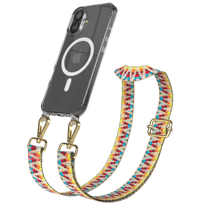 iPhone 17 MagSafe Handykette mit Boho Band verstellbar EAZY CASE 